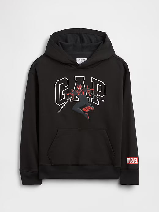 GapKids & #124 Marvel Miles Morales Relaxed Logo Hoodie