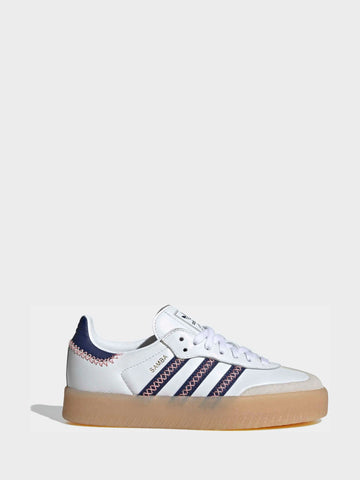 adidas Originals White Sambae Trainers