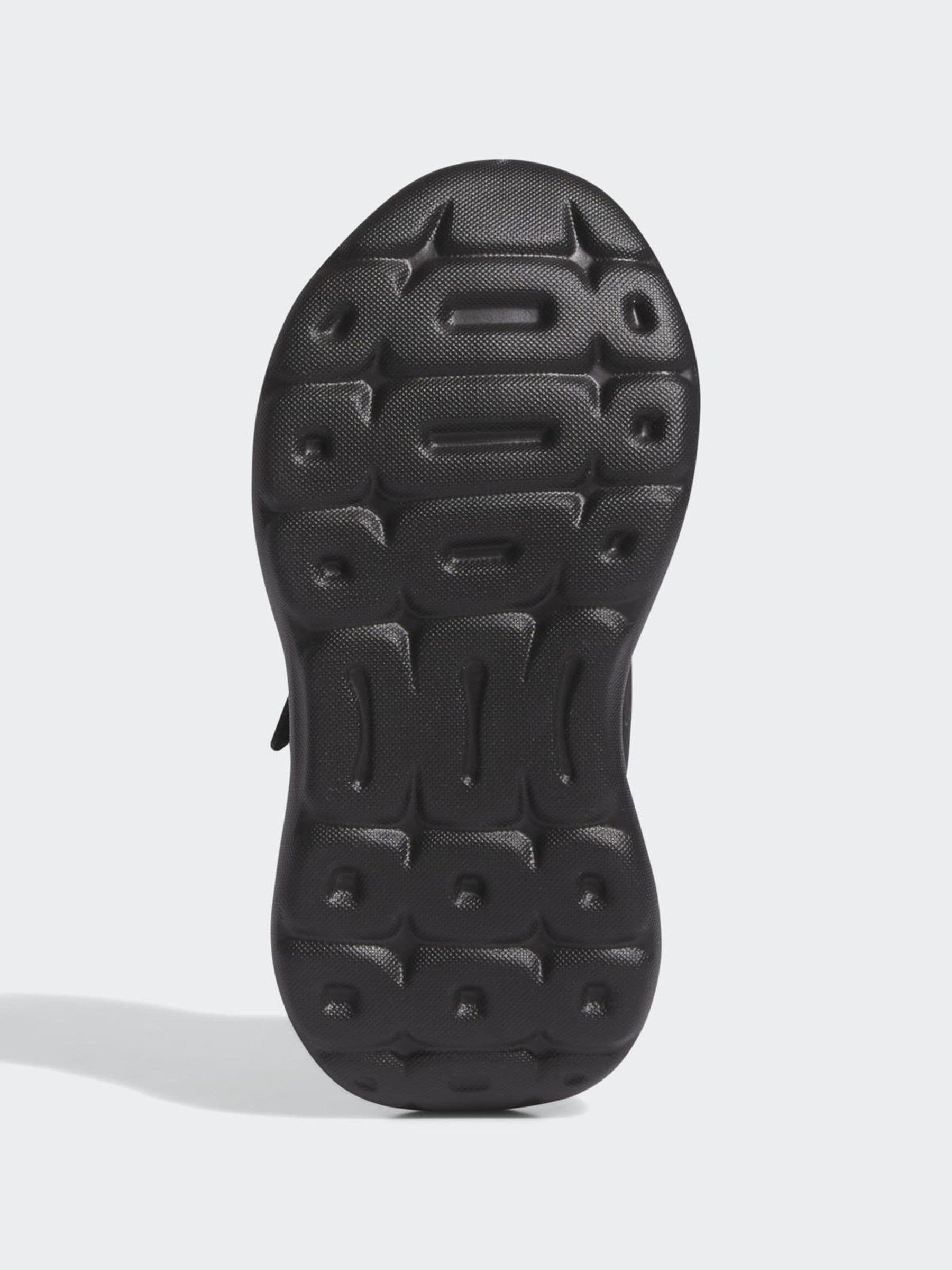 adidas Black Tensaur Run 2.0 Hook and Loop Kids Trainers