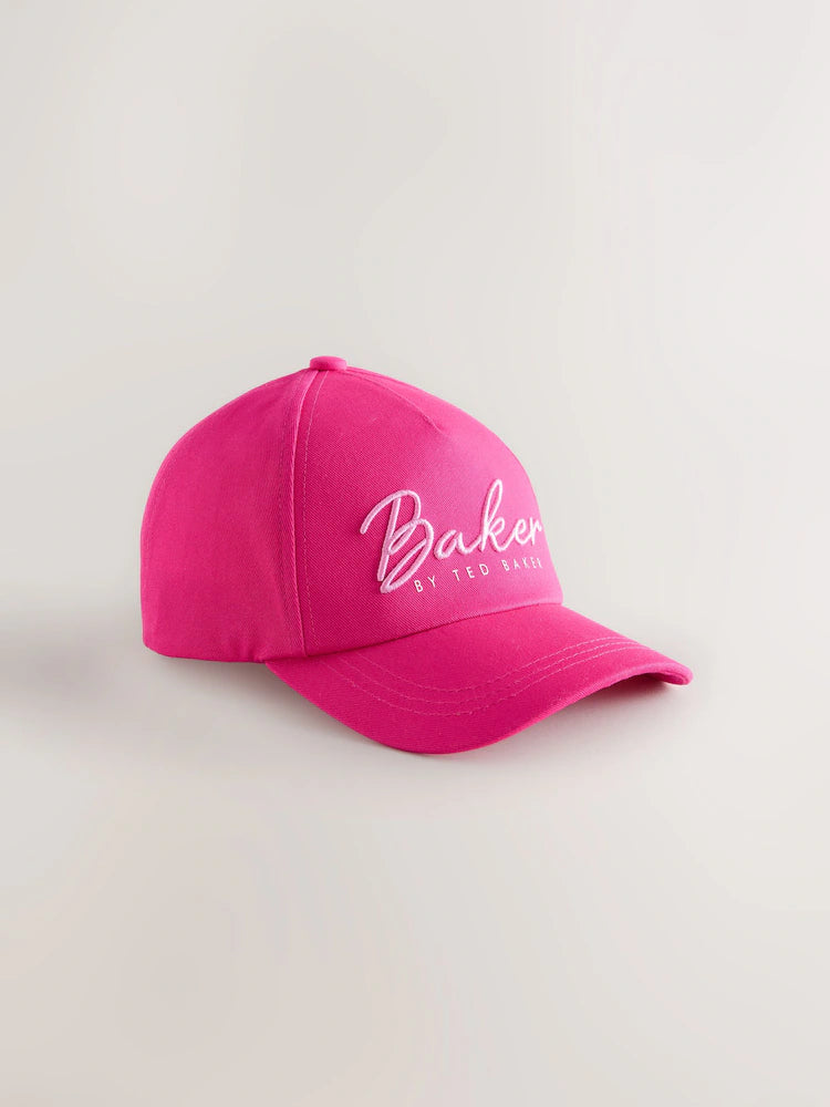 Baker by Ted Baker Logo Baseall Floral White Cap