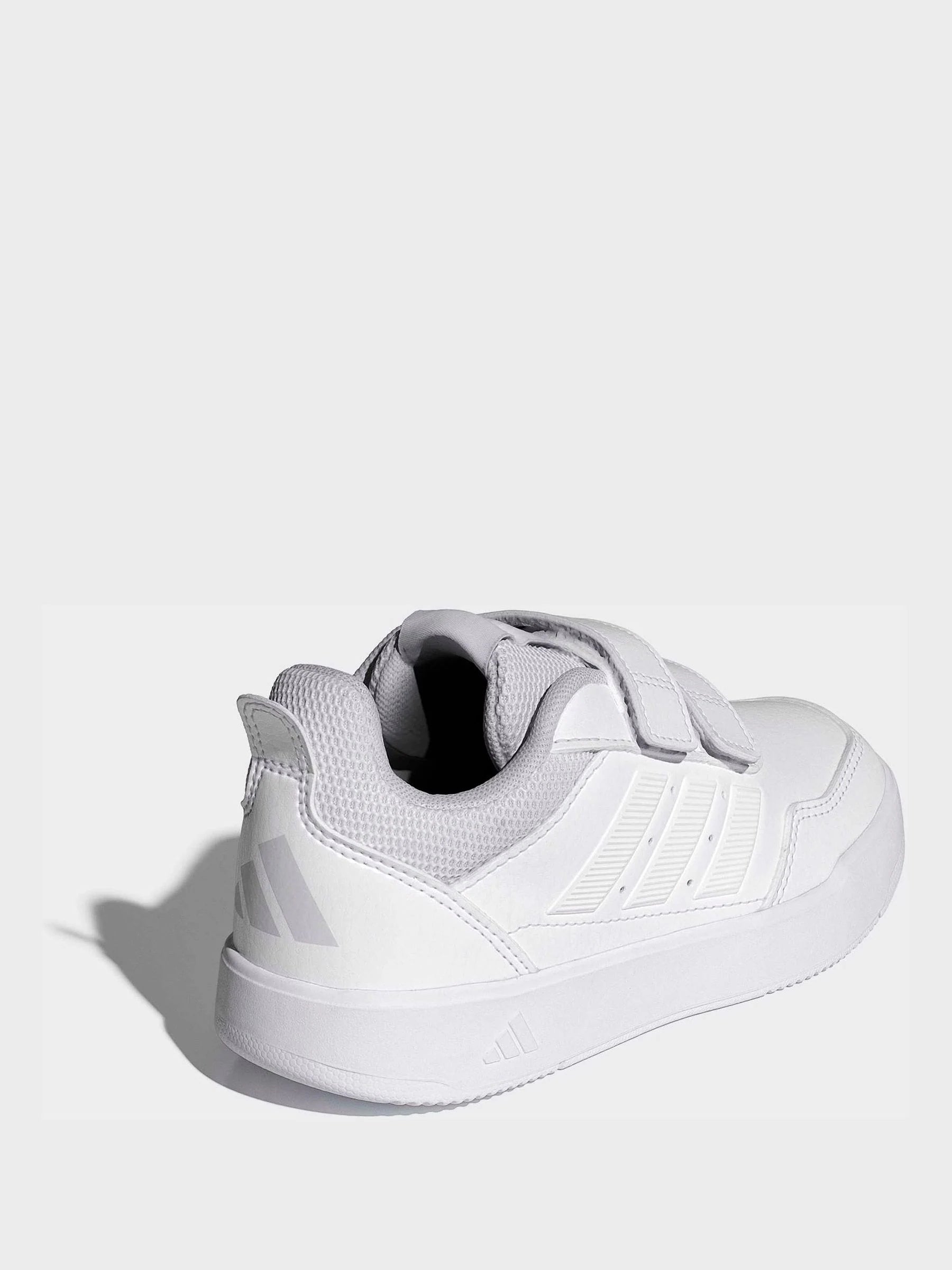 adidas White Hook and Loop Tensaur Sport 3.0 Junior Trainers