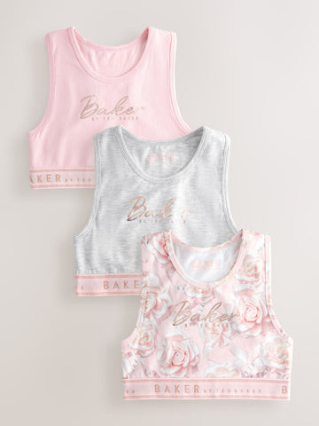Baker by Ted Baker Crop Tops 3 Pack
