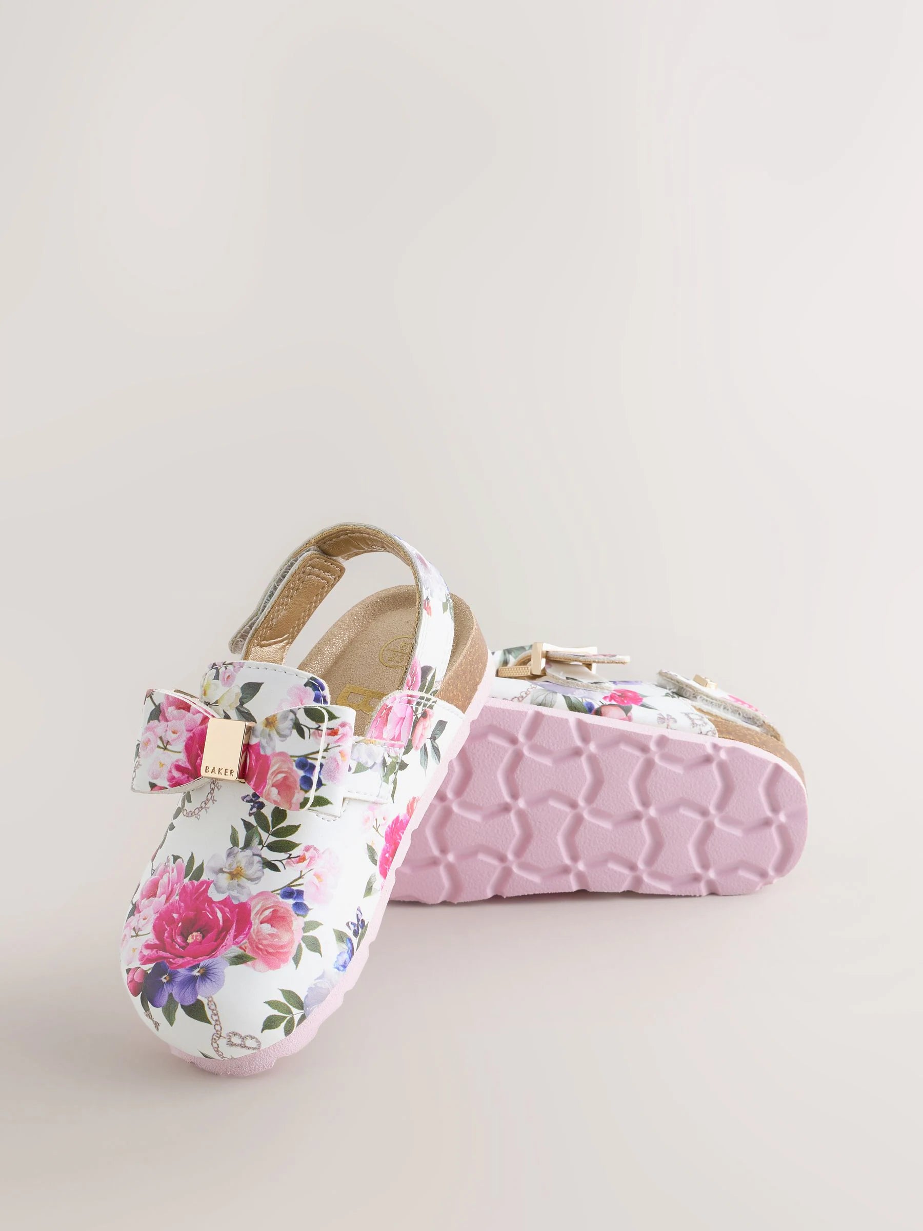Baker by Ted Baker Bow Mocassin Mule Clog Sandals