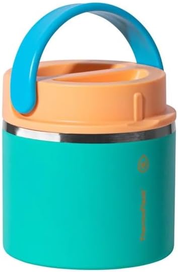 ThermoFlask 20 oz Insulated Food Jar, 2-Pack (Blue and Green)