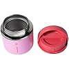 ThermoFlask 20 oz Insulated Food Jar, Leakproof Stainless Steel Food Containers, 2-Pack (Teal & Cherry)