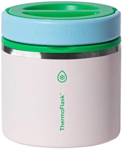 Thermoflask 20 oz Insulated Food Jar, 2-Pack (Cream and Lilac)