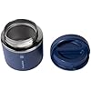 ThermoFlask 20 oz Insulated Food Jar, Leakproof Stainless Steel Food Containers, 2-Pack (Blue & White)