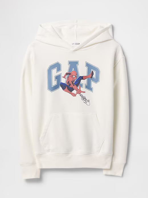 GapKids & #124 Marvel Spider-Man Relaxed Logo Hoodie