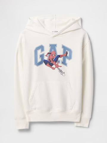 GapKids & #124 Marvel Spider-Man Relaxed Logo Hoodie