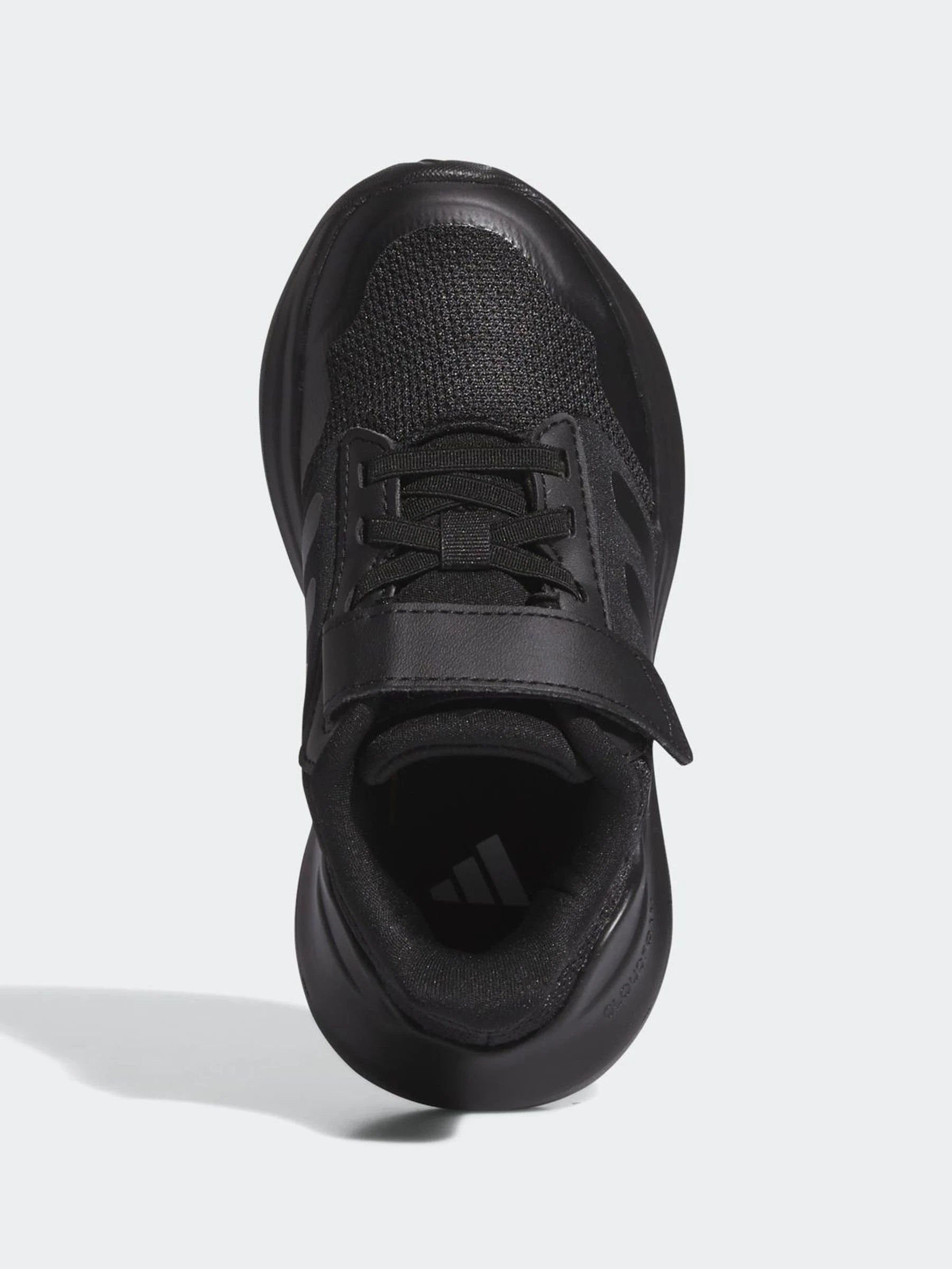 adidas Black Tensaur Run 2.0 Hook and Loop Kids Trainers