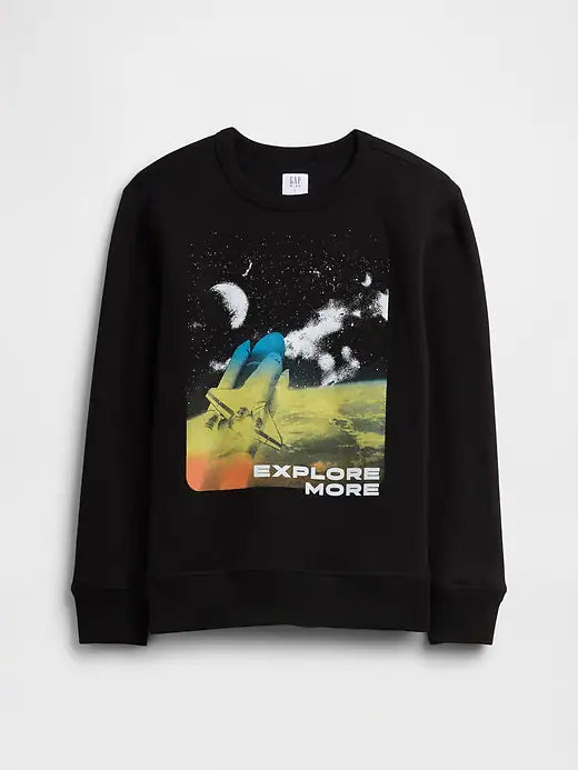 Kids Crewneck Graphic Sweatshirt