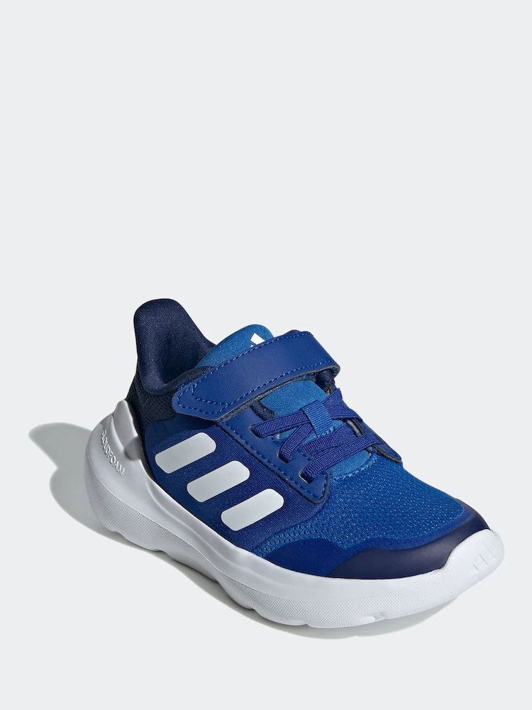 adidas Blue Tensaur Run 2.0 Hook and Loop Kids Trainers