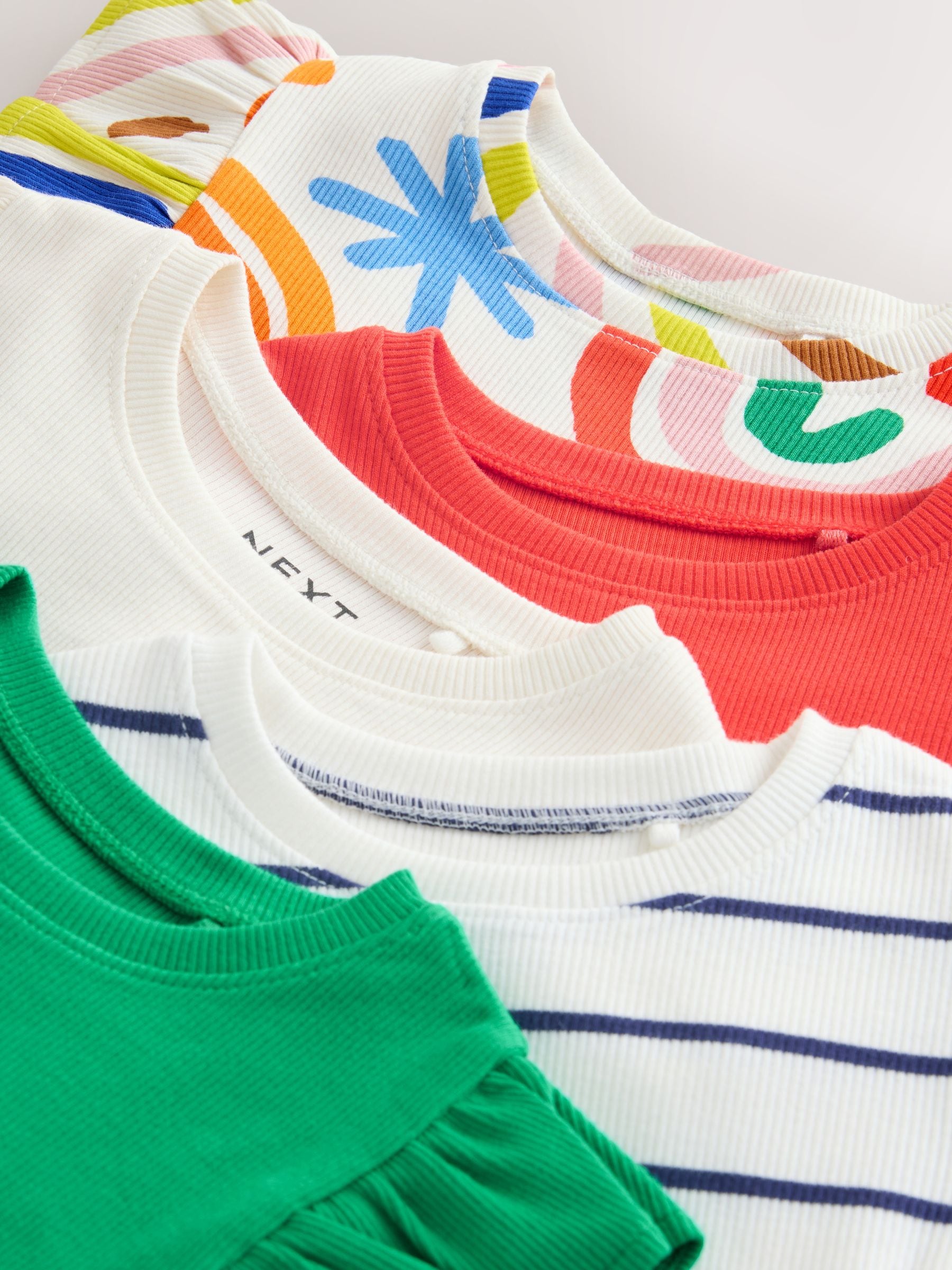 Rainbow Vests 5 Pack (3mths-7yrs)