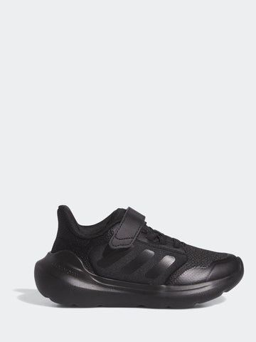adidas Black Tensaur Run 2.0 Hook and Loop Kids Trainers