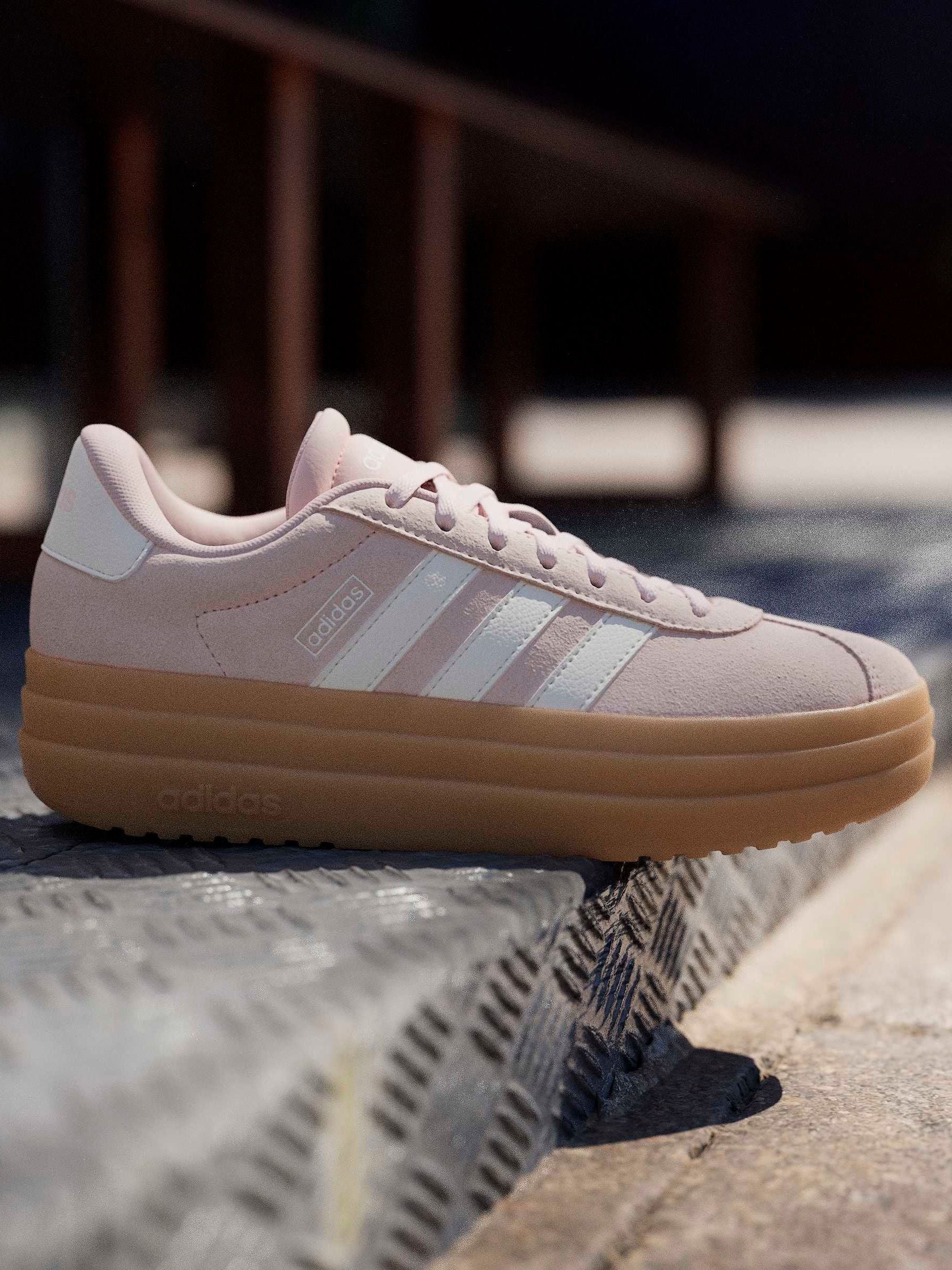 adidas Light Pink VL Court Bold Trainers