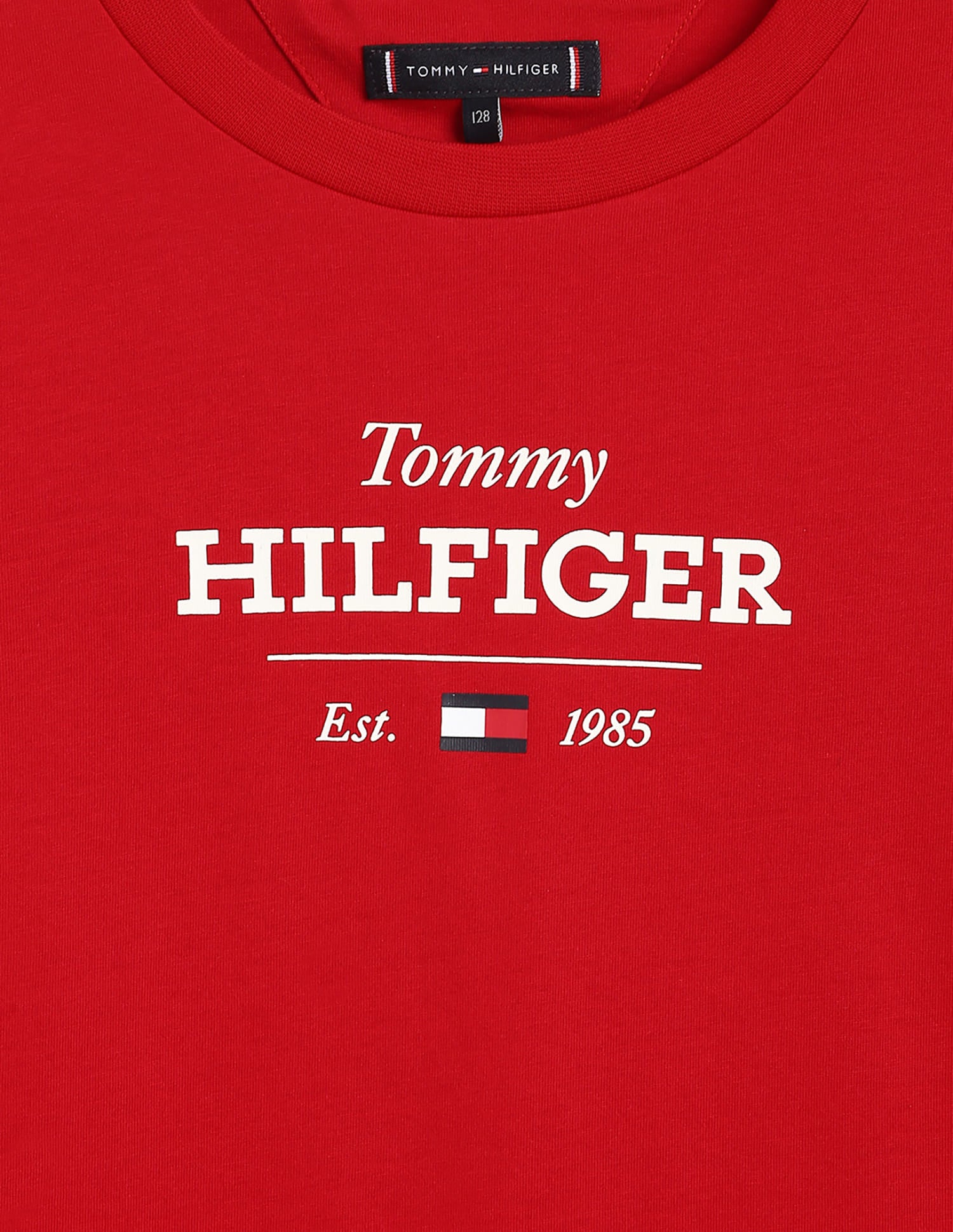 Tommy Hilfiger Boys Monotype 1985 Regular Long Sleeves T-Shirt