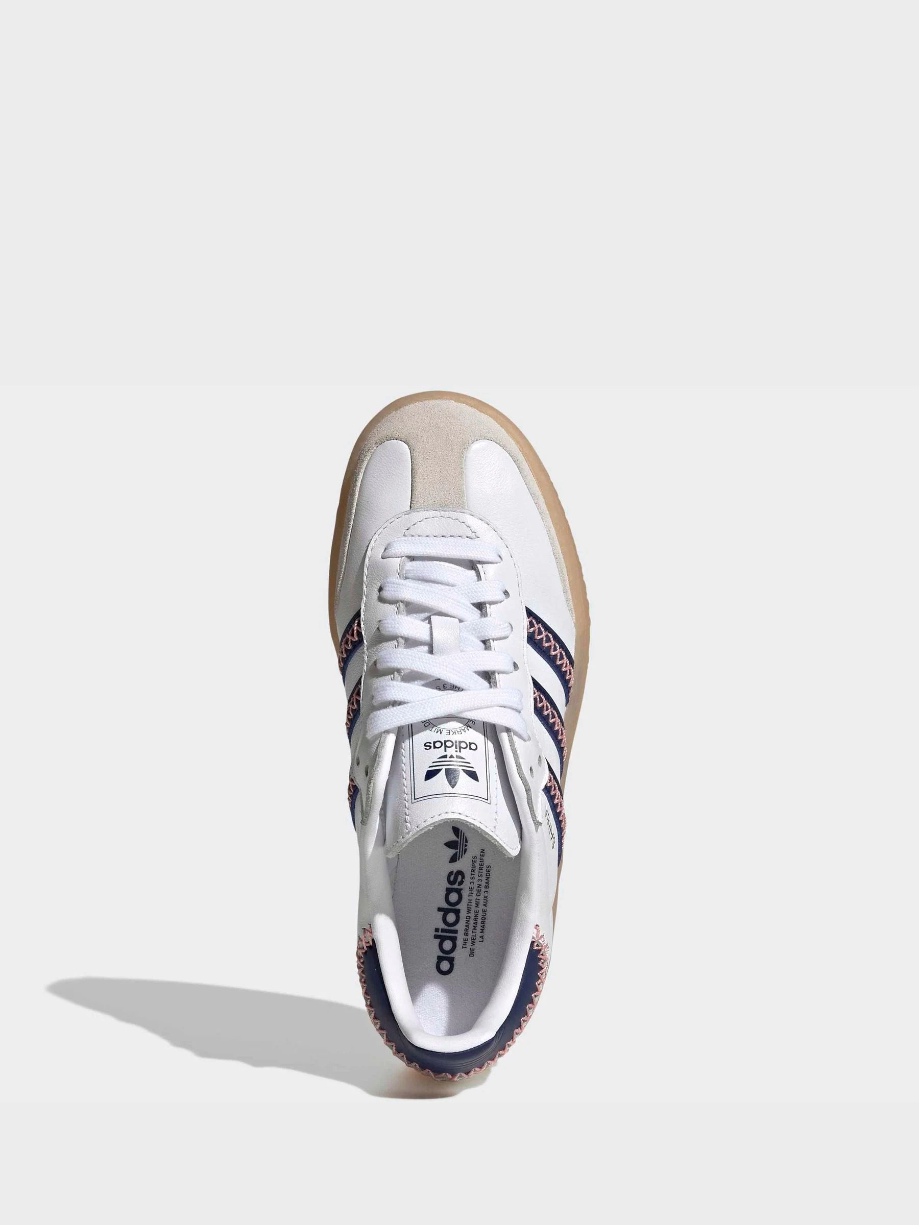 adidas Originals White Sambae Trainers