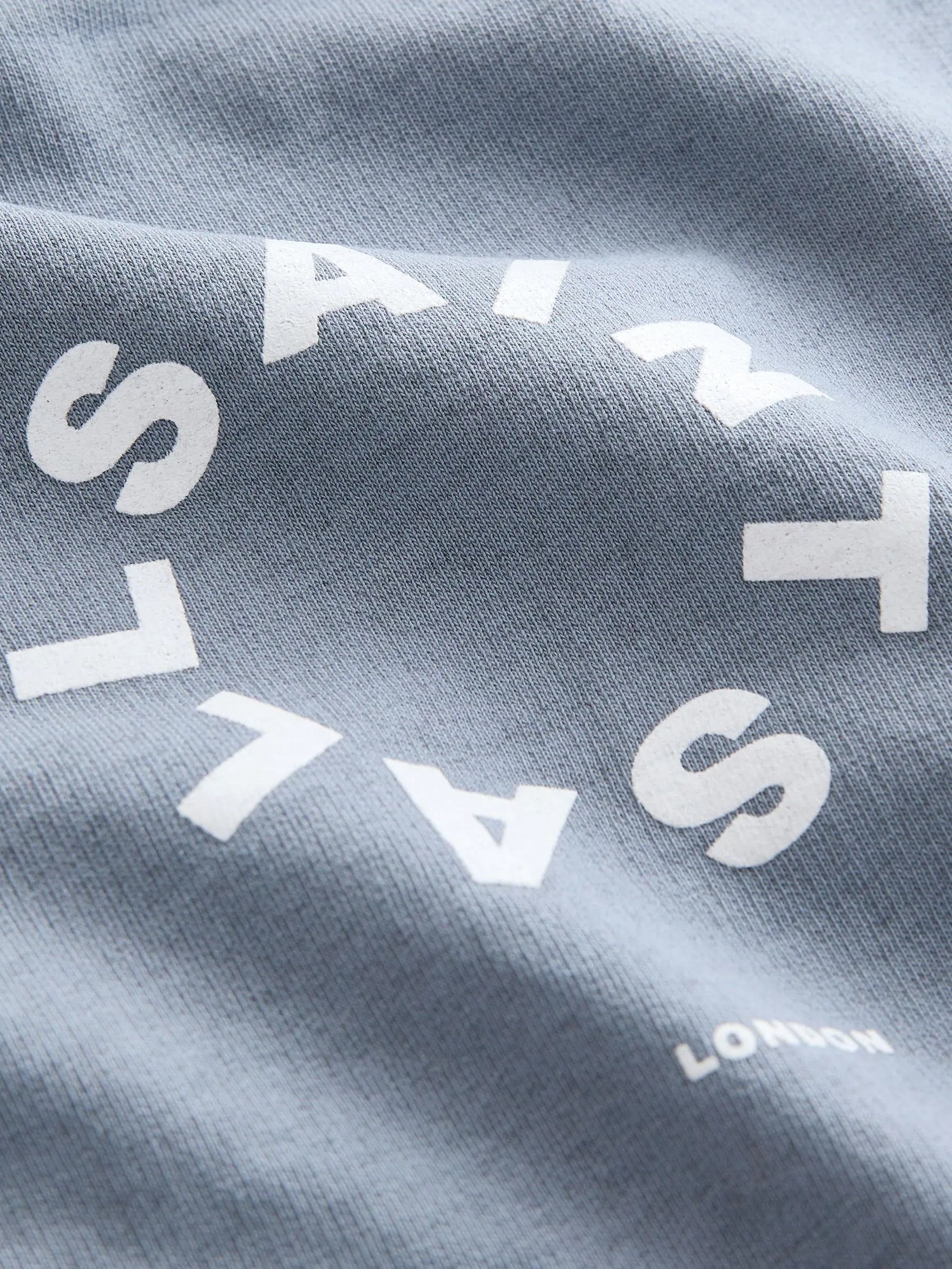 smALLSAINTS Blue Tierra T-Shirt and Sweat Shorts Set