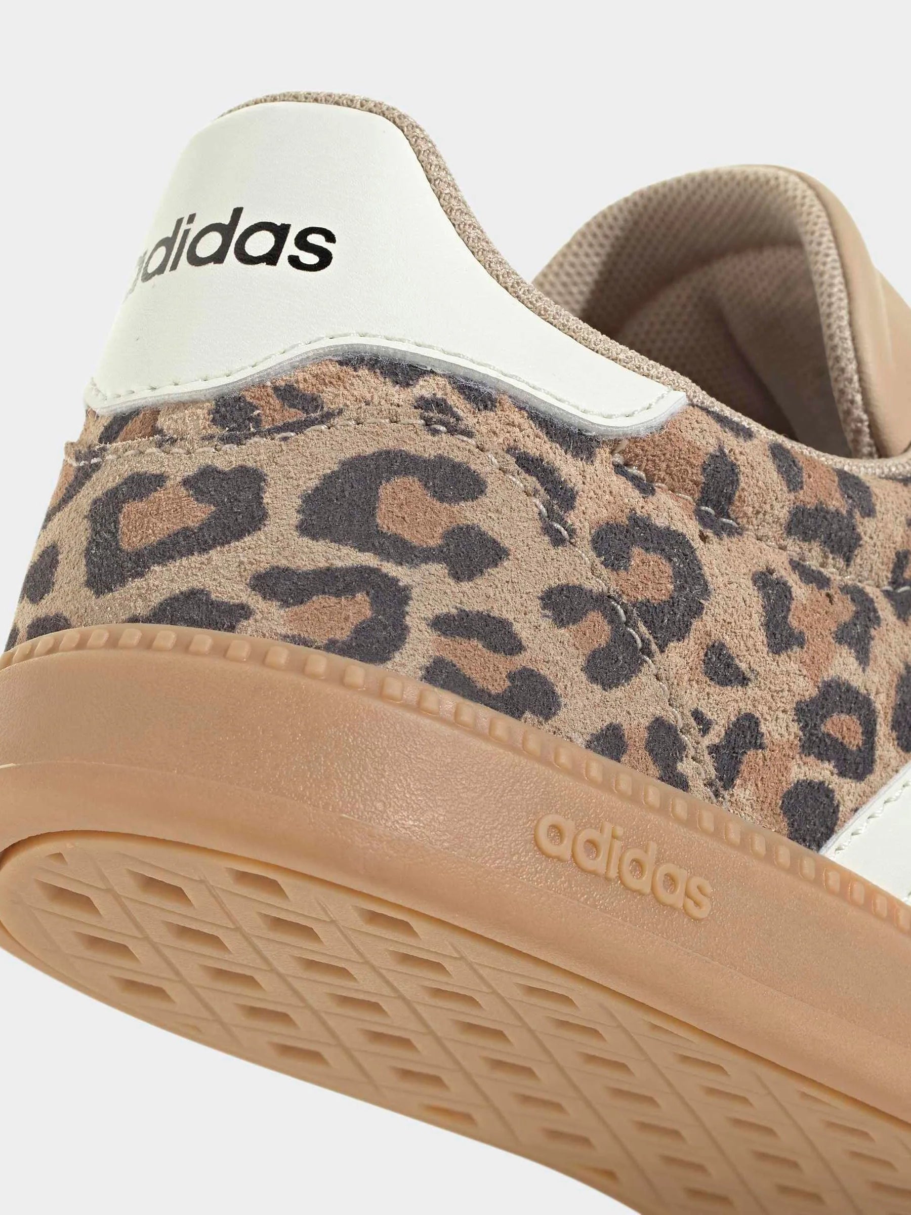 adidas Brown Leopard Print Breaknet Sleek Trainers
