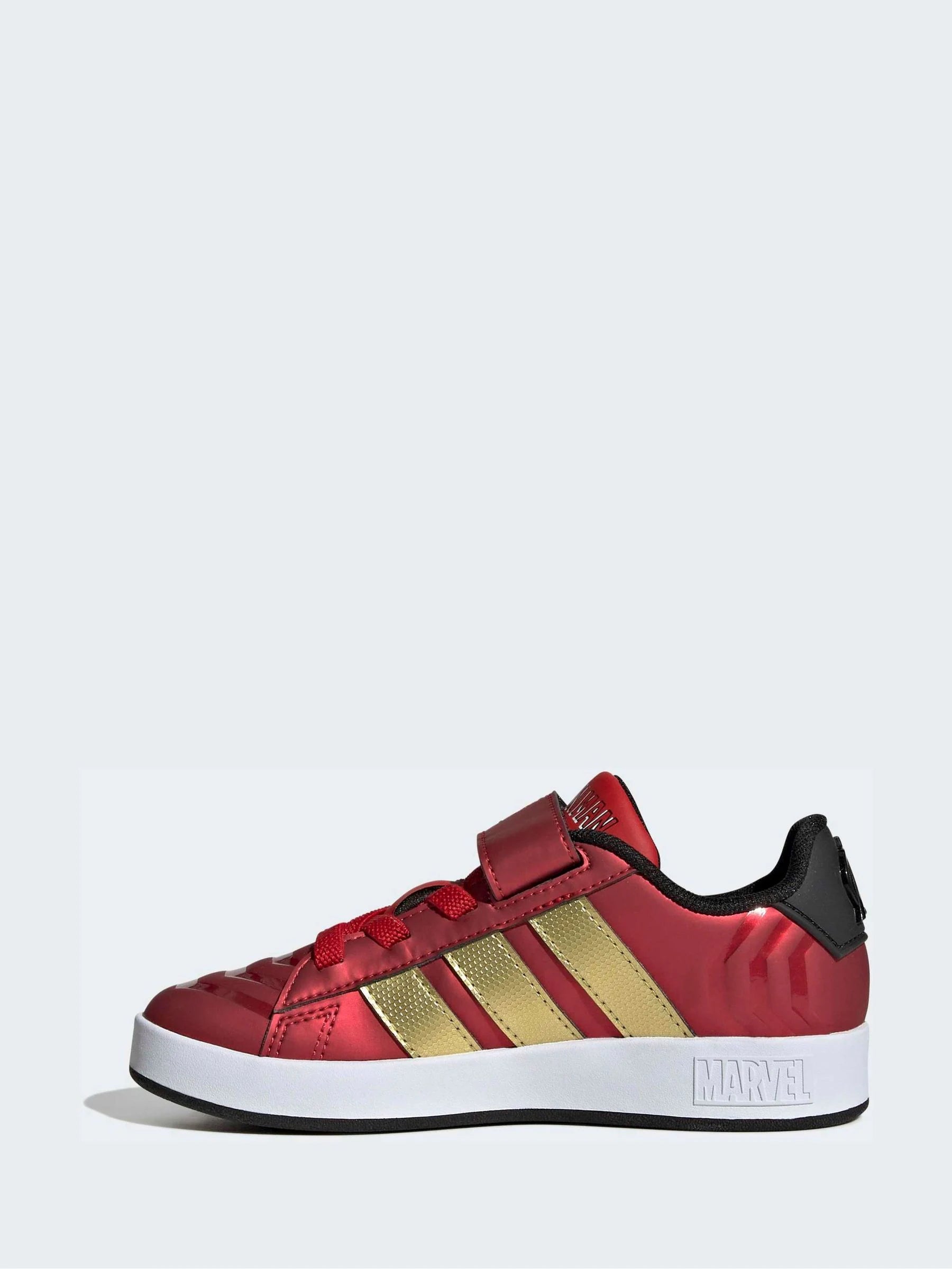adidas Red Marvel Iron Man Grand Court Trainers