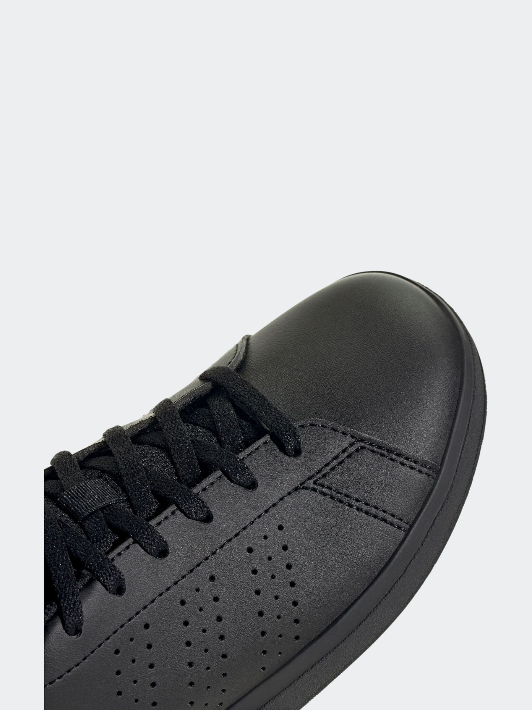 adidas Black Advantage Base 2.0 Lace Junior Trainers