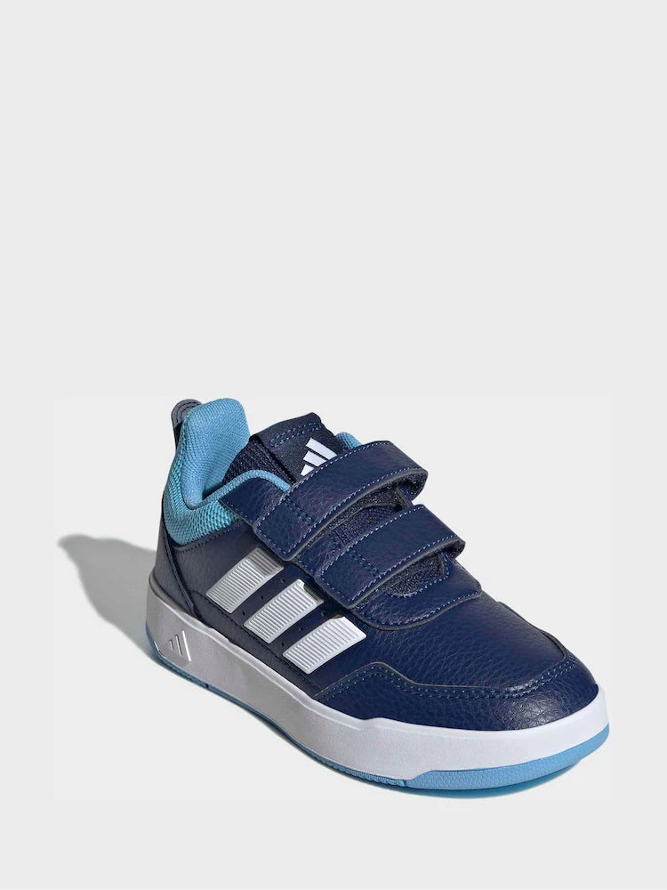 adidas Dark Blue Hook and Loop Tensaur Sport 3.0 Junior Trainers