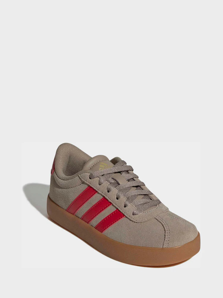 adidas Brown/Red VL Court 3.0 Trainers
