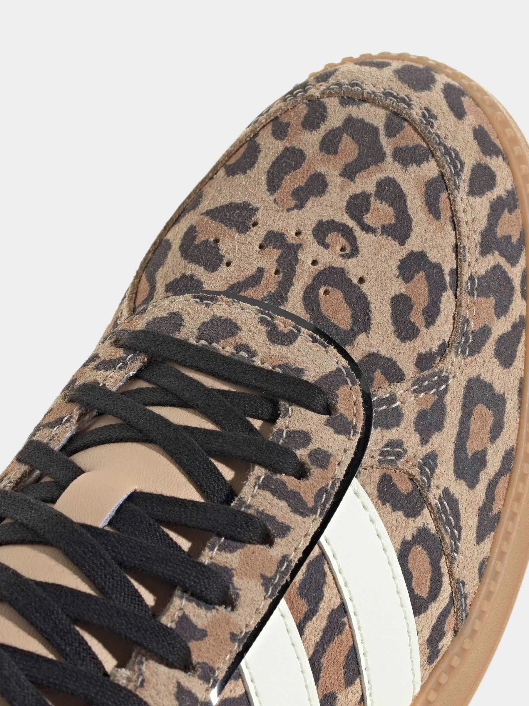 adidas Brown Leopard Print Breaknet Sleek Trainers