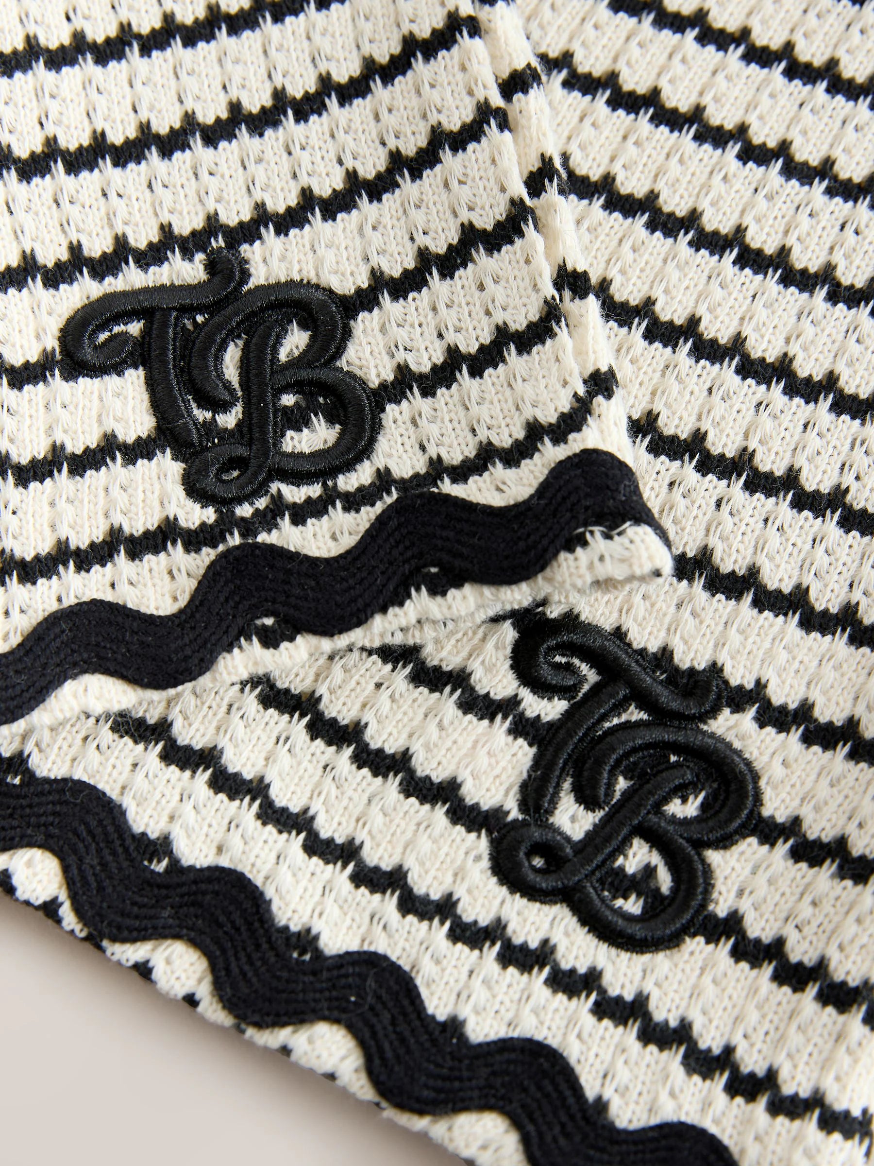 Baker by Ted Baker 2 Piece Ric-Rac Crochet Vest & Shorts Set