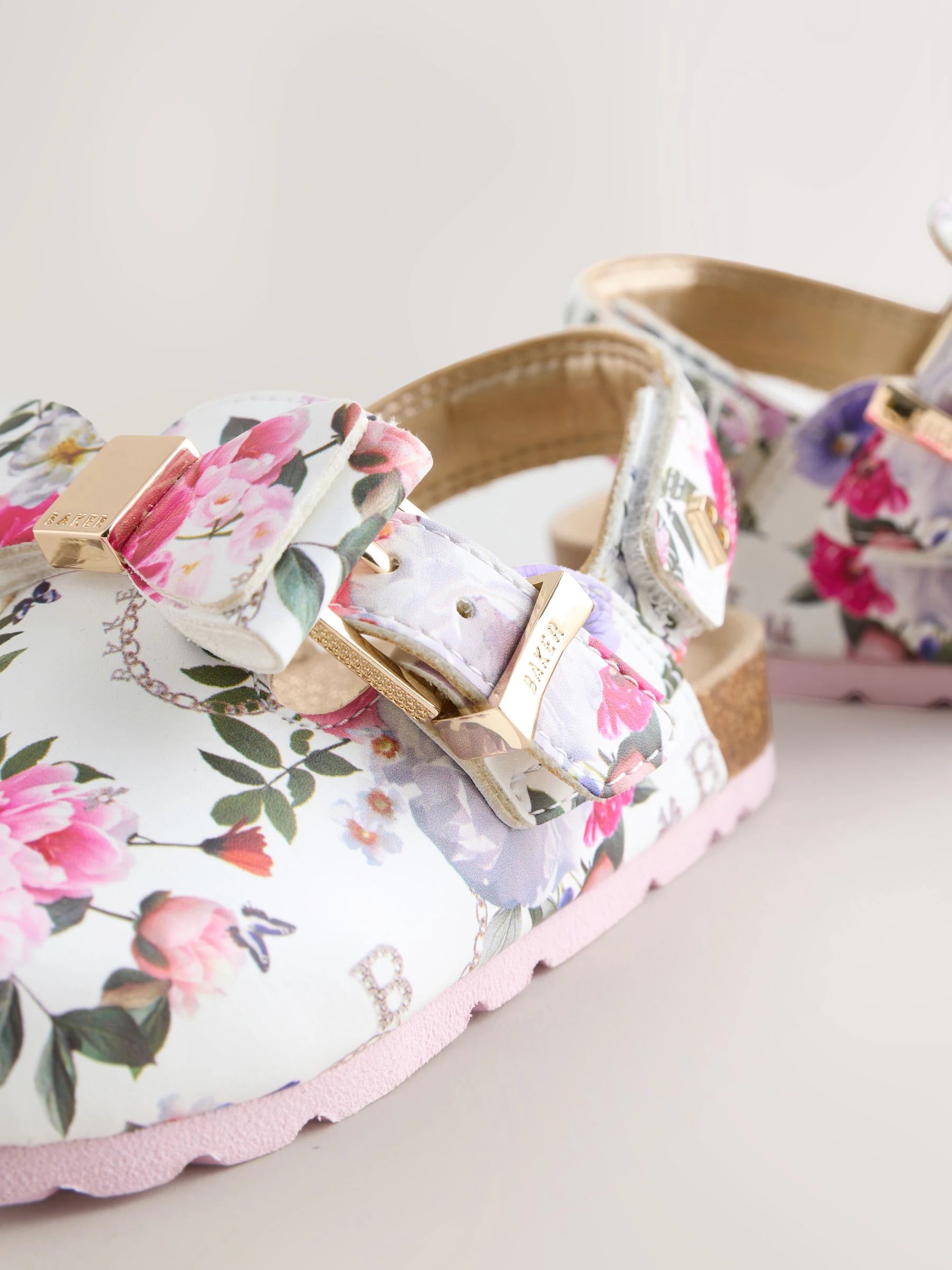 Baker by Ted Baker Bow Mocassin Mule Clog Sandals