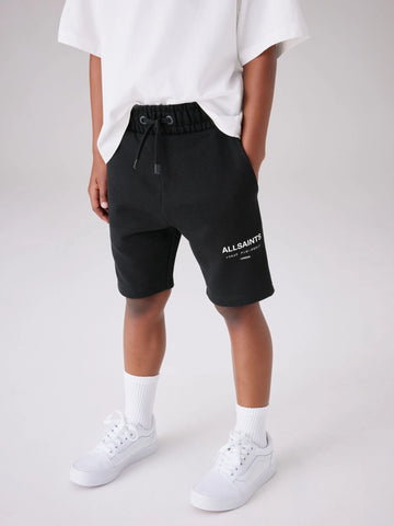 smALLSAINTS Black Underground Sweat Shorts
