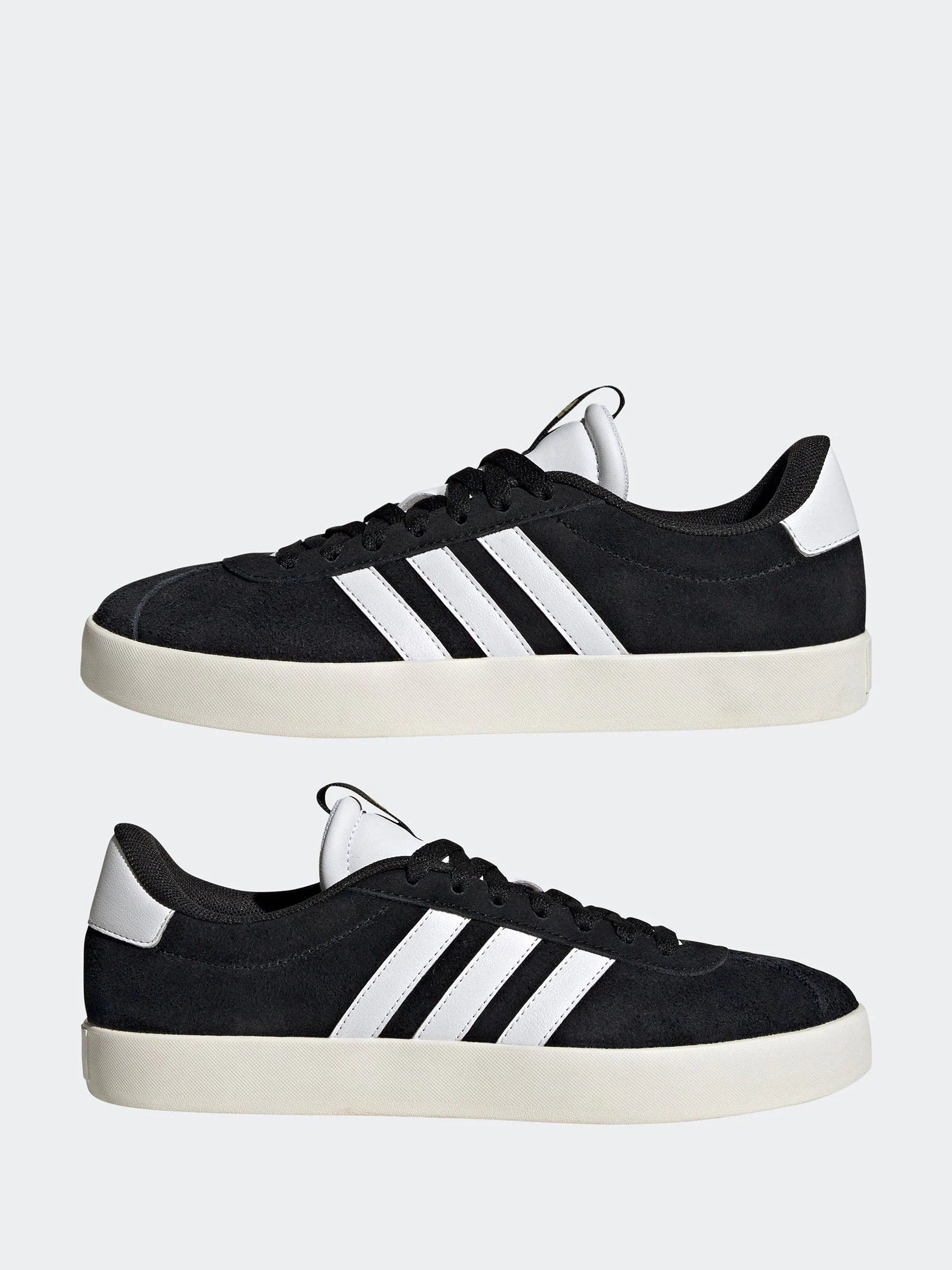 adidas Black Dark VL Court 3.0 Trainers