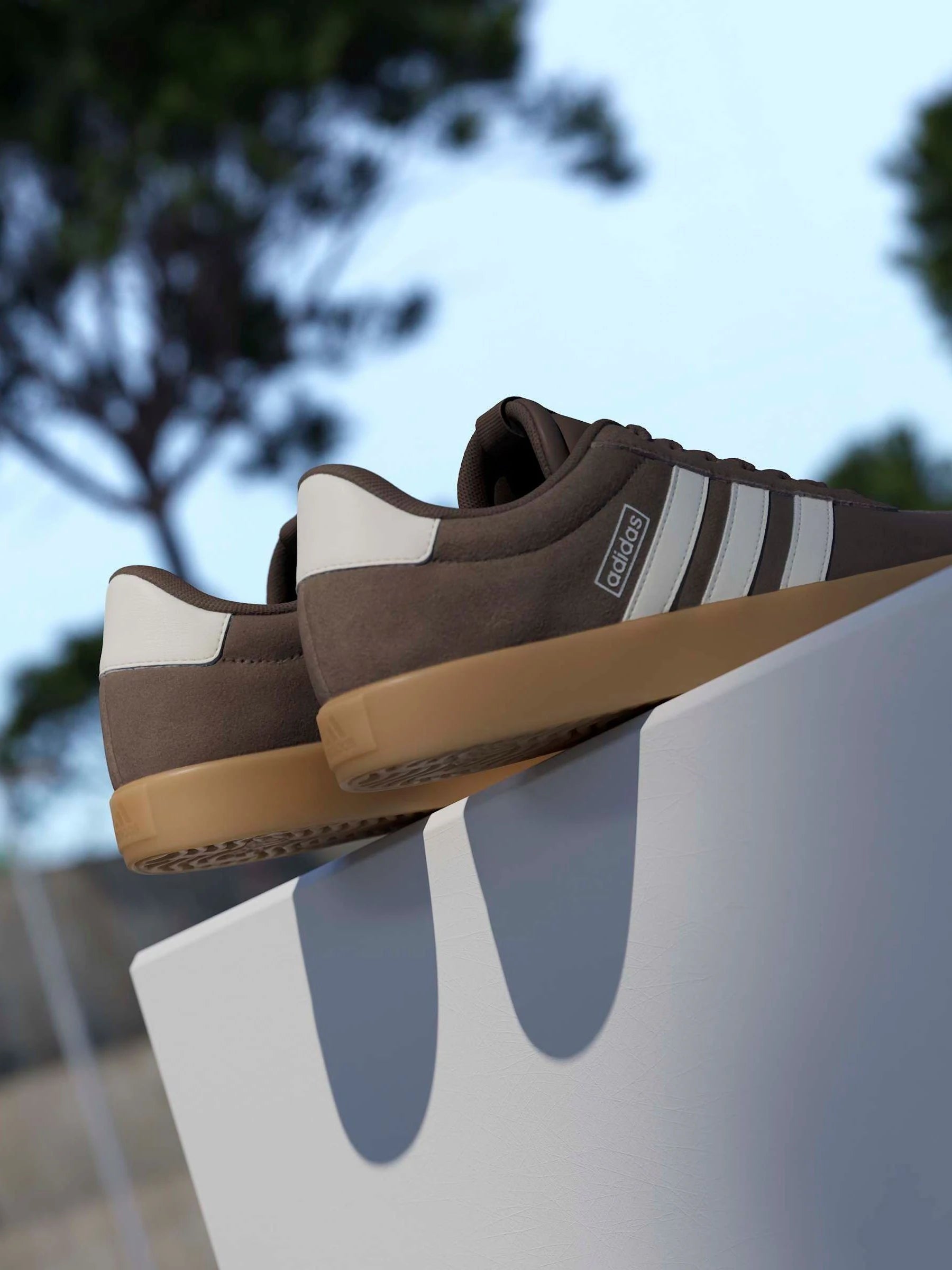 adidas Chocolate Brown VL Court 3.0 Trainers