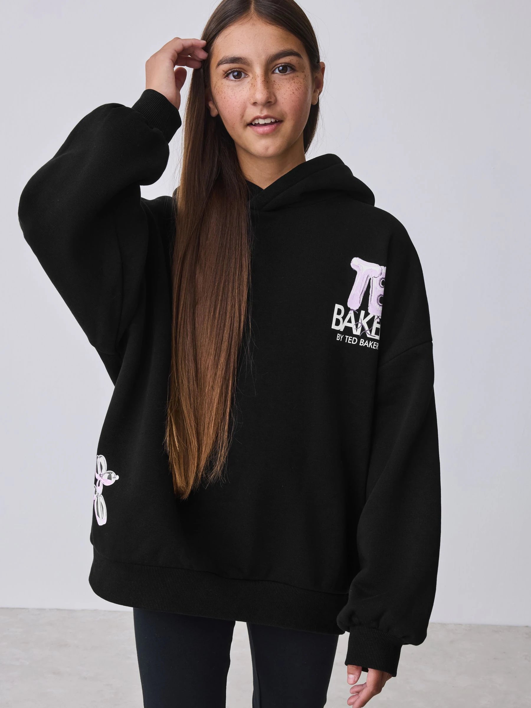 Baker by Ted Baker Oversized Back Print Hoodie