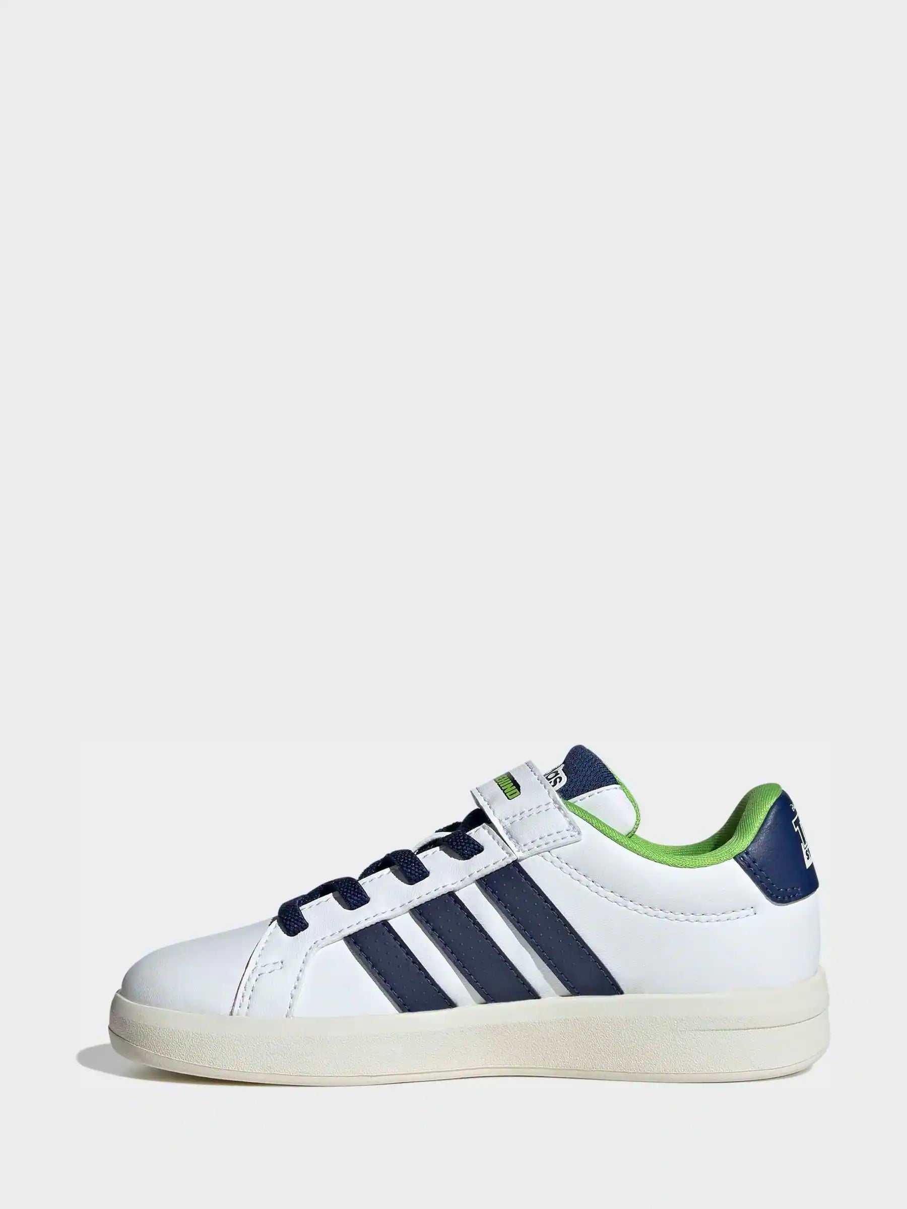 adidas White Grand Court Toy Story Elastic Laces Trainers