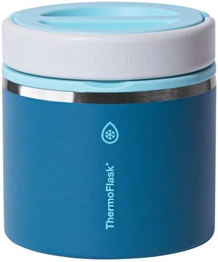 Thermoflask 20 oz Insulated Food Jar, 2-Pack (Pink and Blue)