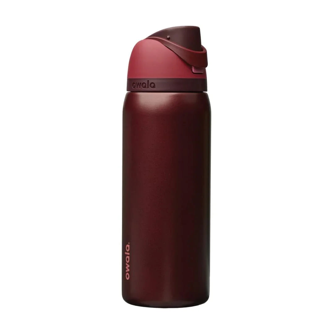 Owala FreeSip Insulated Stainless Steel Water Bottle - Black Cherry