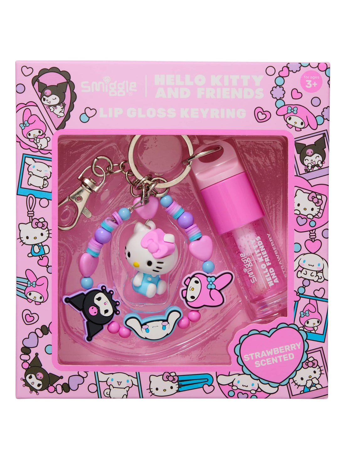 Hello Kitty And Friends Lip Gloss Keyring