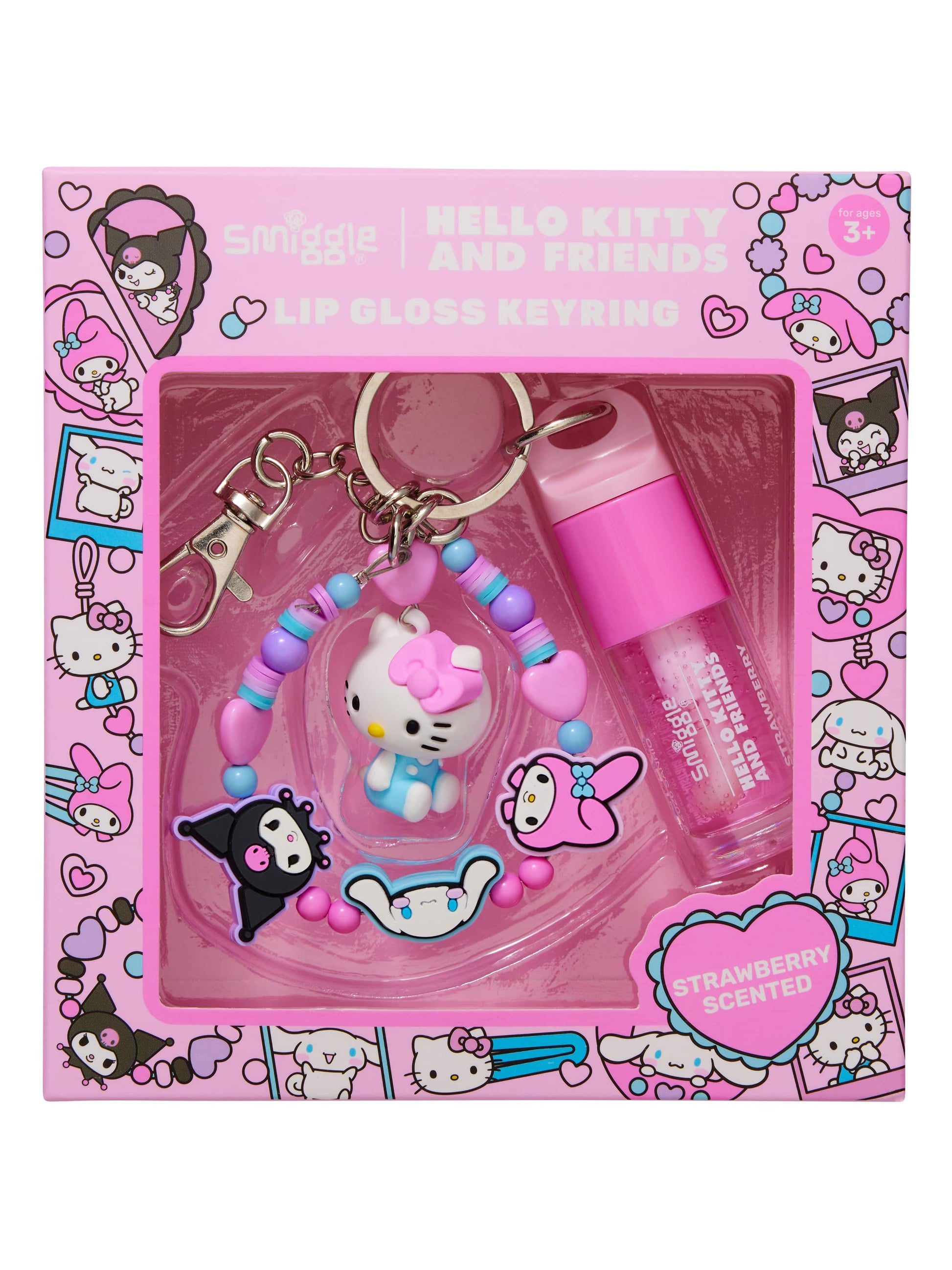 Hello Kitty And Friends Lip Gloss Keyring