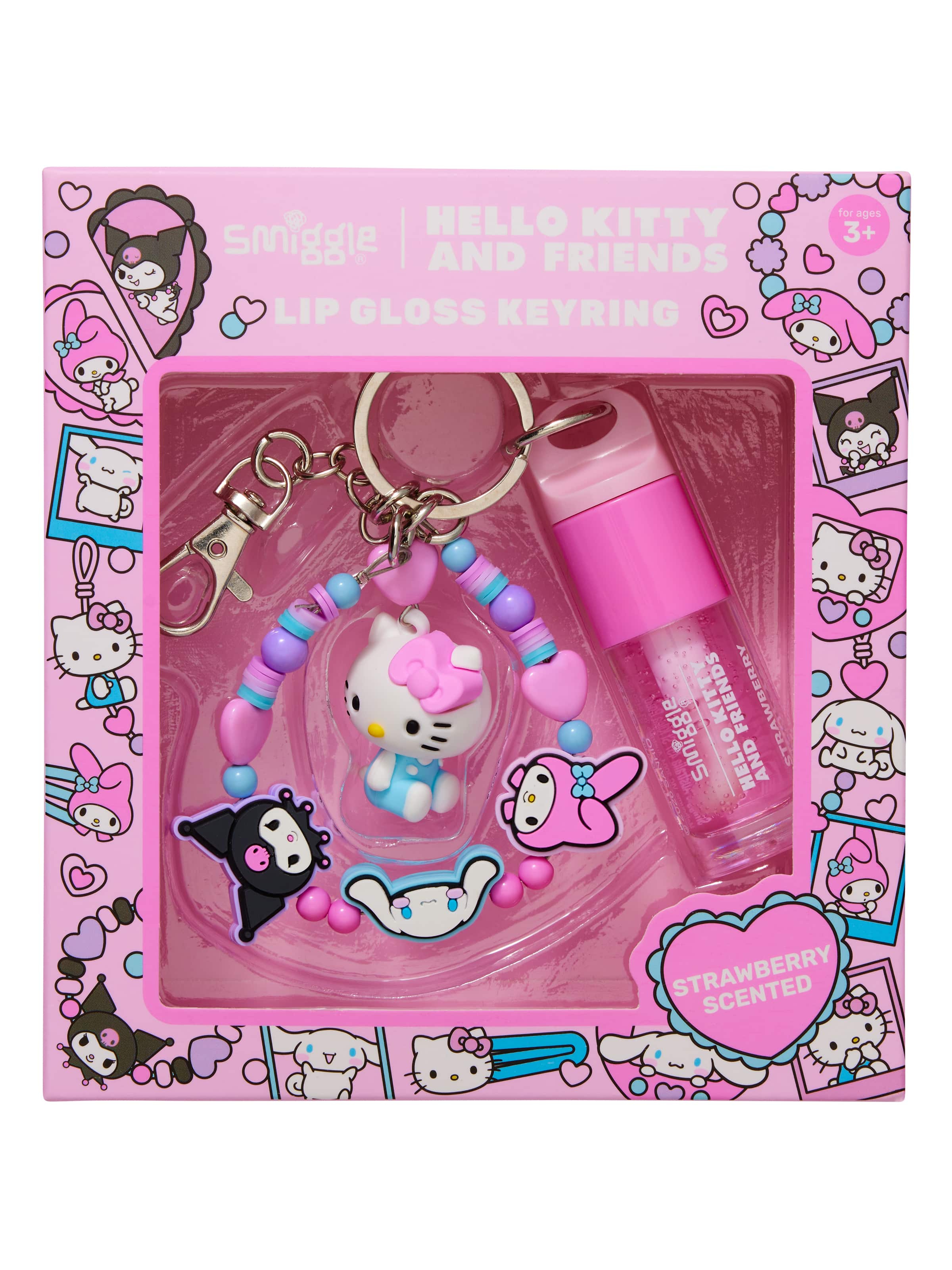 Hello Kitty And Friends Lip Gloss Keyring