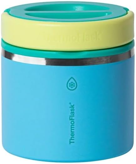 ThermoFlask 20 oz Insulated Food Jar, 2-Pack (Blue and Green)