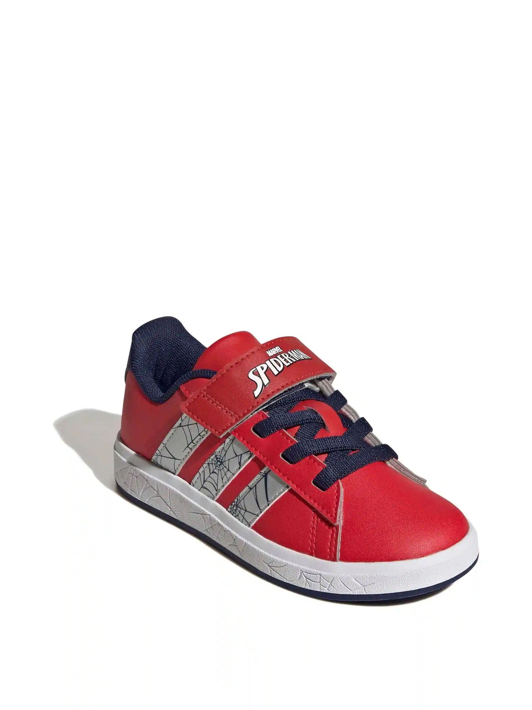 adidas Red Grand Court Spider-Man EL K Trainers