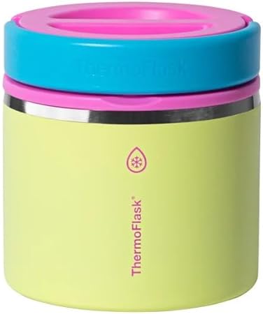 Thermoflask 20 oz Insulated Food Jar, 2-Pack (Pink and Yellow)