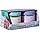 Thermoflask 20 oz Insulated Food Jar, 2-Pack, Pink and Blue, Hot 12 Hours Cold 24 Hours (Gray and Light Pink)