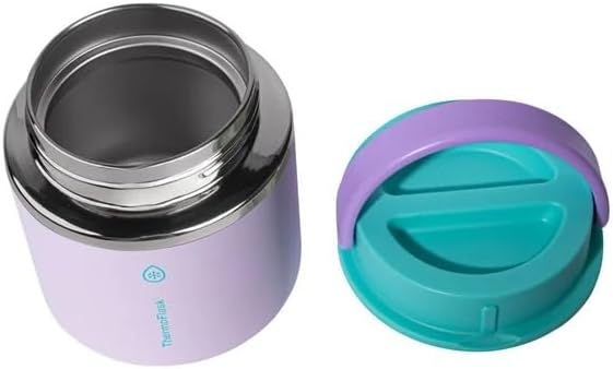 Thermoflask 20 oz Insulated Food Jar, 2-Pack (Cream and Lilac)