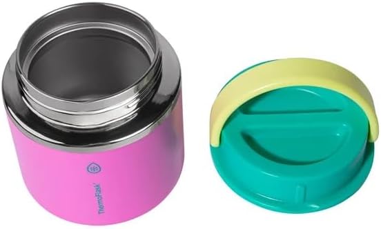 Thermoflask 20 oz Insulated Food Jar, 2-Pack (Pink and Yellow)