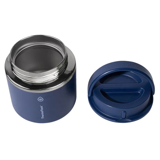 ThermoFlask 20 oz Insulated Food Jar, 2-Pack (Blue & White)