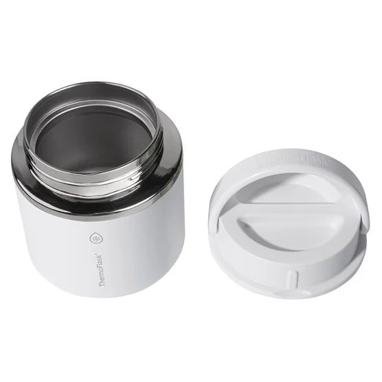 ThermoFlask 20 oz Insulated Food Jar, 2-Pack (Blue & White)