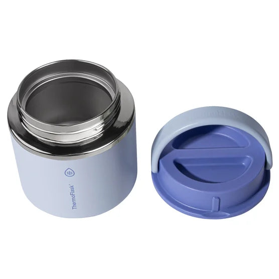 ThermoFlask 20 oz Insulated Food Jar, 2-Pack (Blue & Purple)