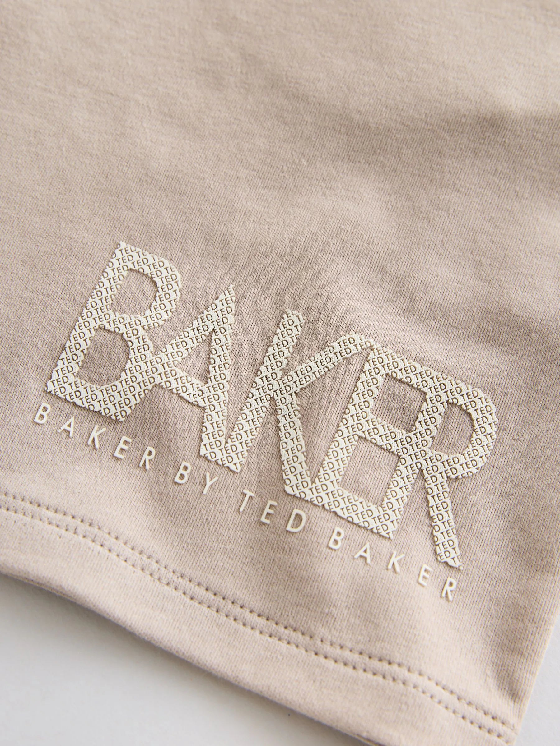 Baker by Ted Baker Stone Graphic Polo Shirt and Shorts Set